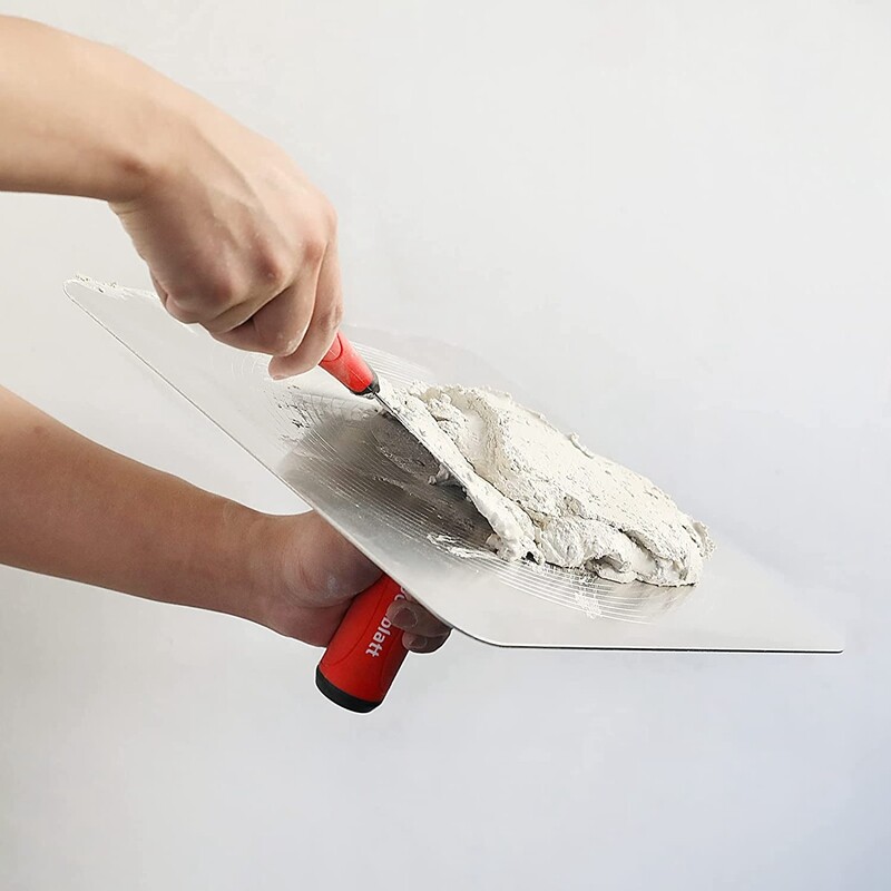 Goldblatt 2PCS Drywall Hand Tool Kit 13" Hawk 6" Stainless Steel Joint Knife Set