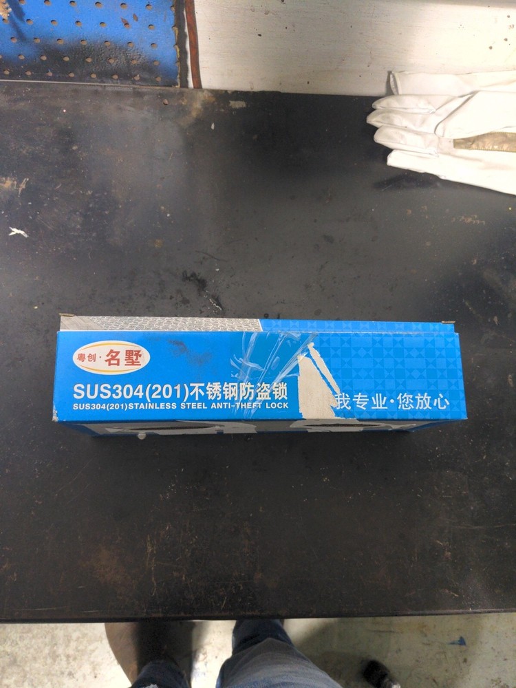 Stainless door handles Pair