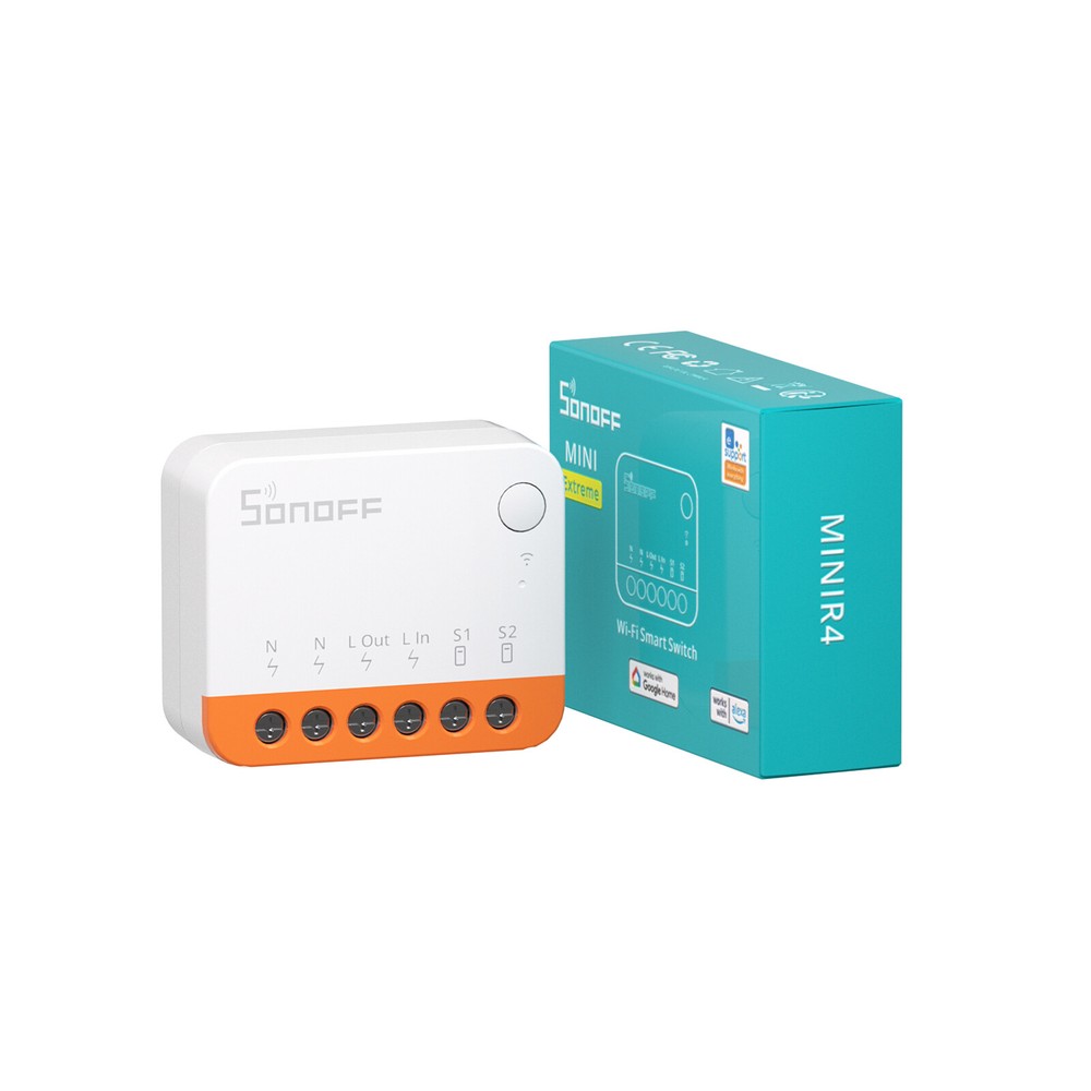 6PCS SONOFF MINI Smart DIY Switch,10A Extreme WiFi Smart Switch Two-Way Control