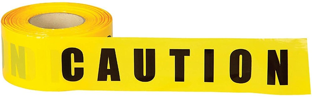 Yellow Caution Tape 3" x 1000' ft.
