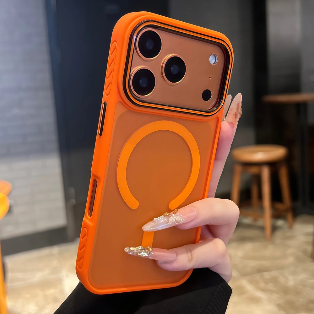 Color: Orange, Compatibility by Model: iPhone 14 Pro Max - Wireless Charging Mat