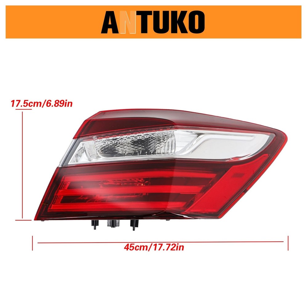 Right Tail Light Assembly for Accord 2016 2017