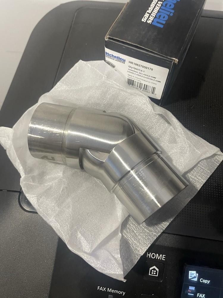 Adjustable Angle for Round handrail size ø 50 mm