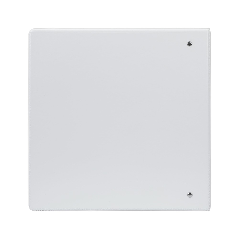3-Ring Durable View Binder, 2 inch Binder Ring Type, Slant D-Ring, White, 6 Pack