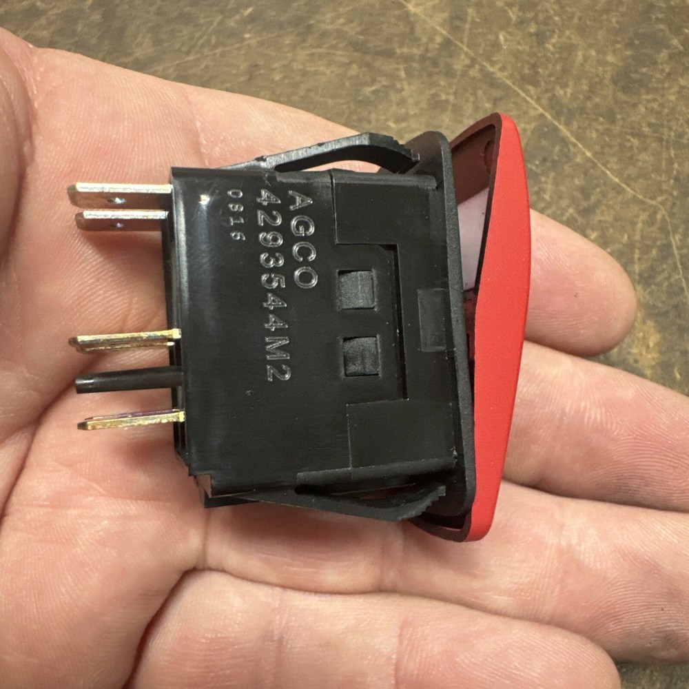 OEM Agco 4293544m2 Rocker Switch Hazard Light