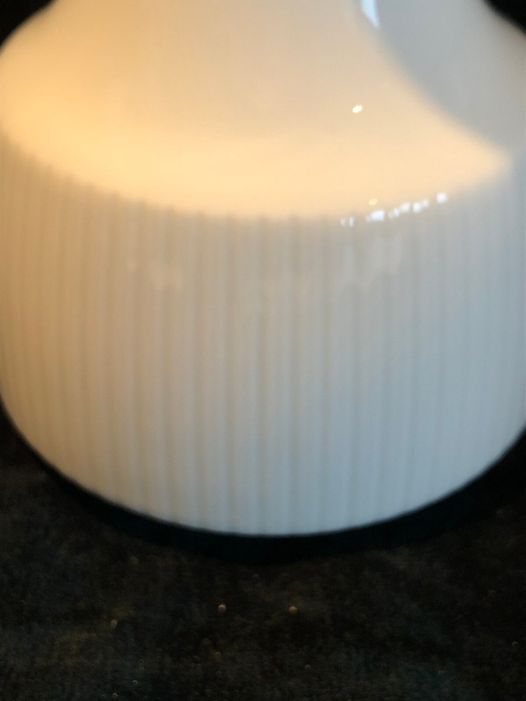 Rosenthal Germany 8" White Vase EUC MCM Fluted Bottom