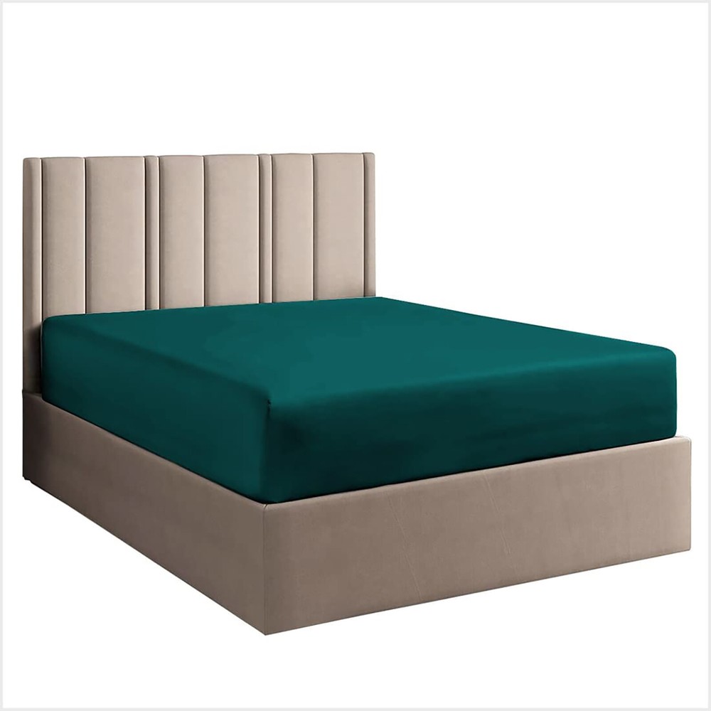 Hotel Deep Pocket Bed Sheets Fitted Sheet+2 Pillow Case King All Solid