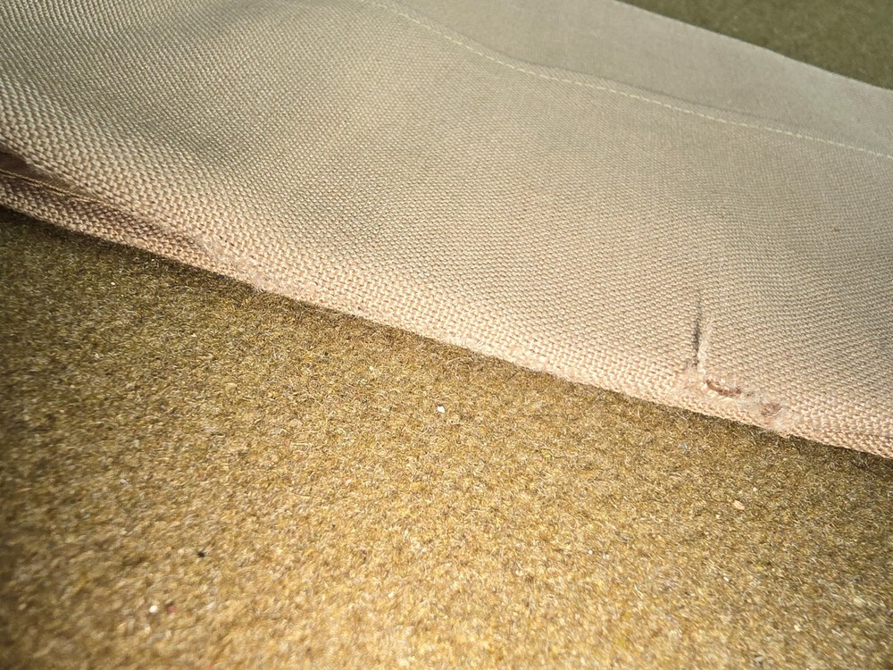 WWII USMC Khaki Garrison Cap with EGA Device SCREWBACK