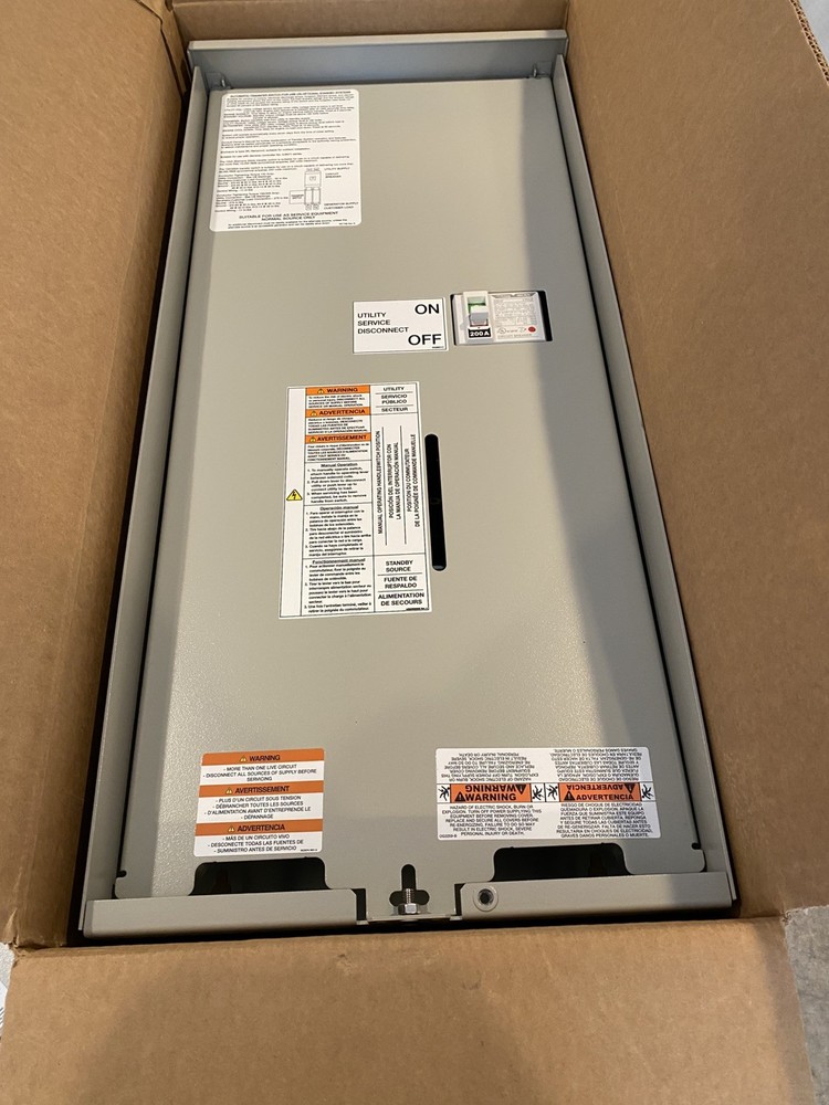 Generac 200 Amp Automatic Transfer Switch Single Phase 120/240 Volt