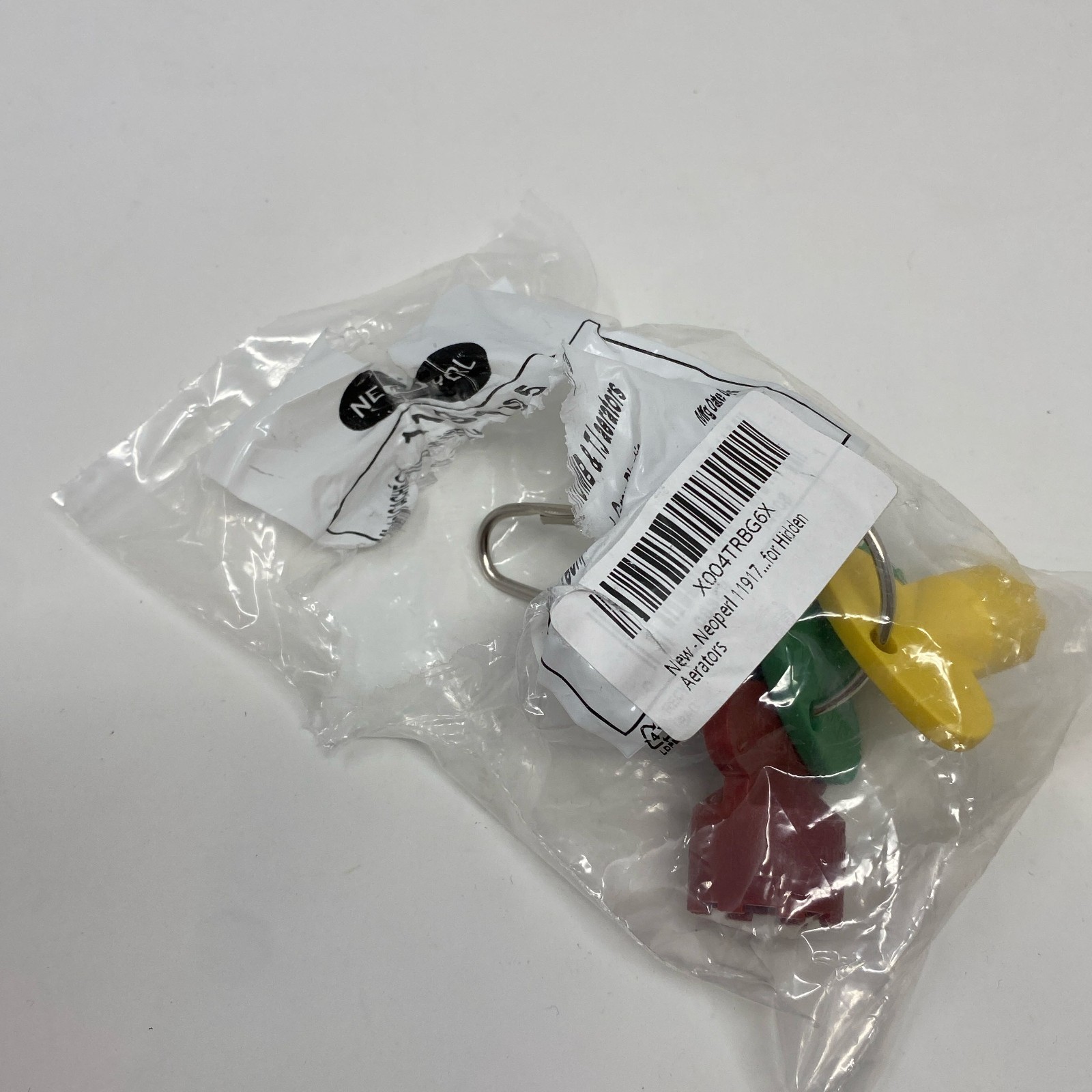 NEOPERL Cache Aerator Key Set - 4-Key Multicolor Standard, Junior, Tiny Junior