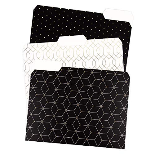 3 Tab File Folders, Modern + Classic, 24 Count Modern Classic