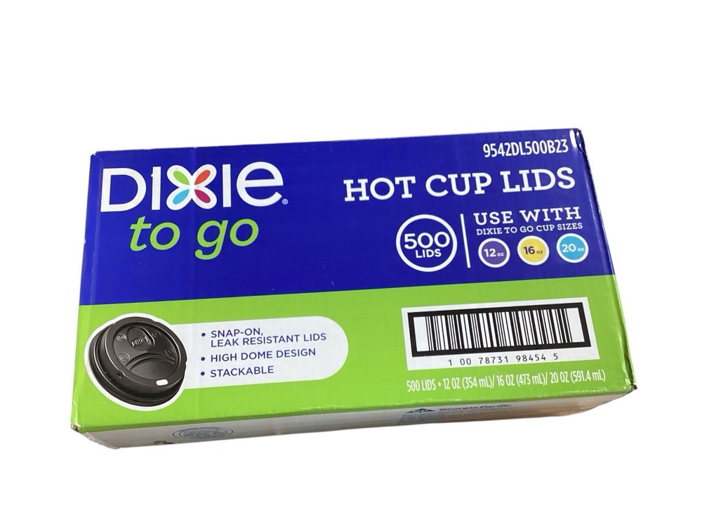 Dixie To-Go Hot Cup Lids 500-Count