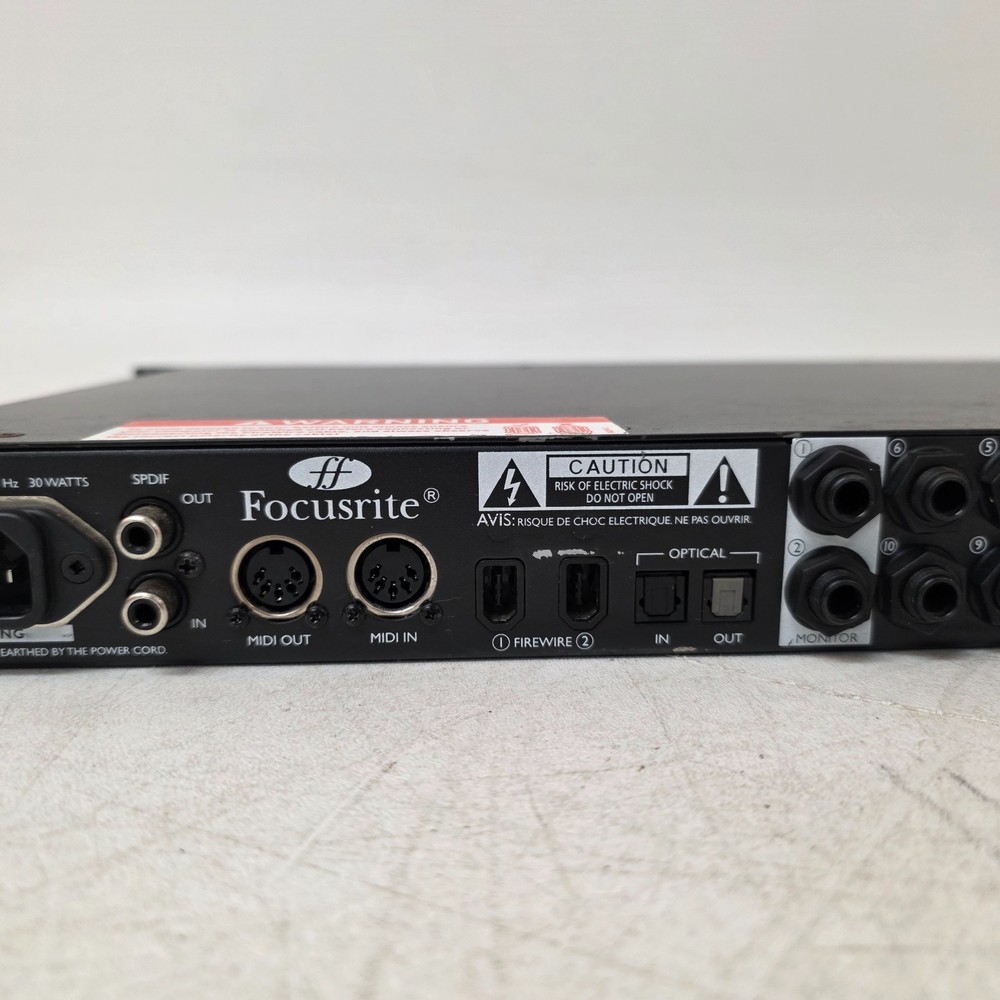 Focusrite Saffire Pro 40 Firewire Audio Interface Professional 20 In/Out