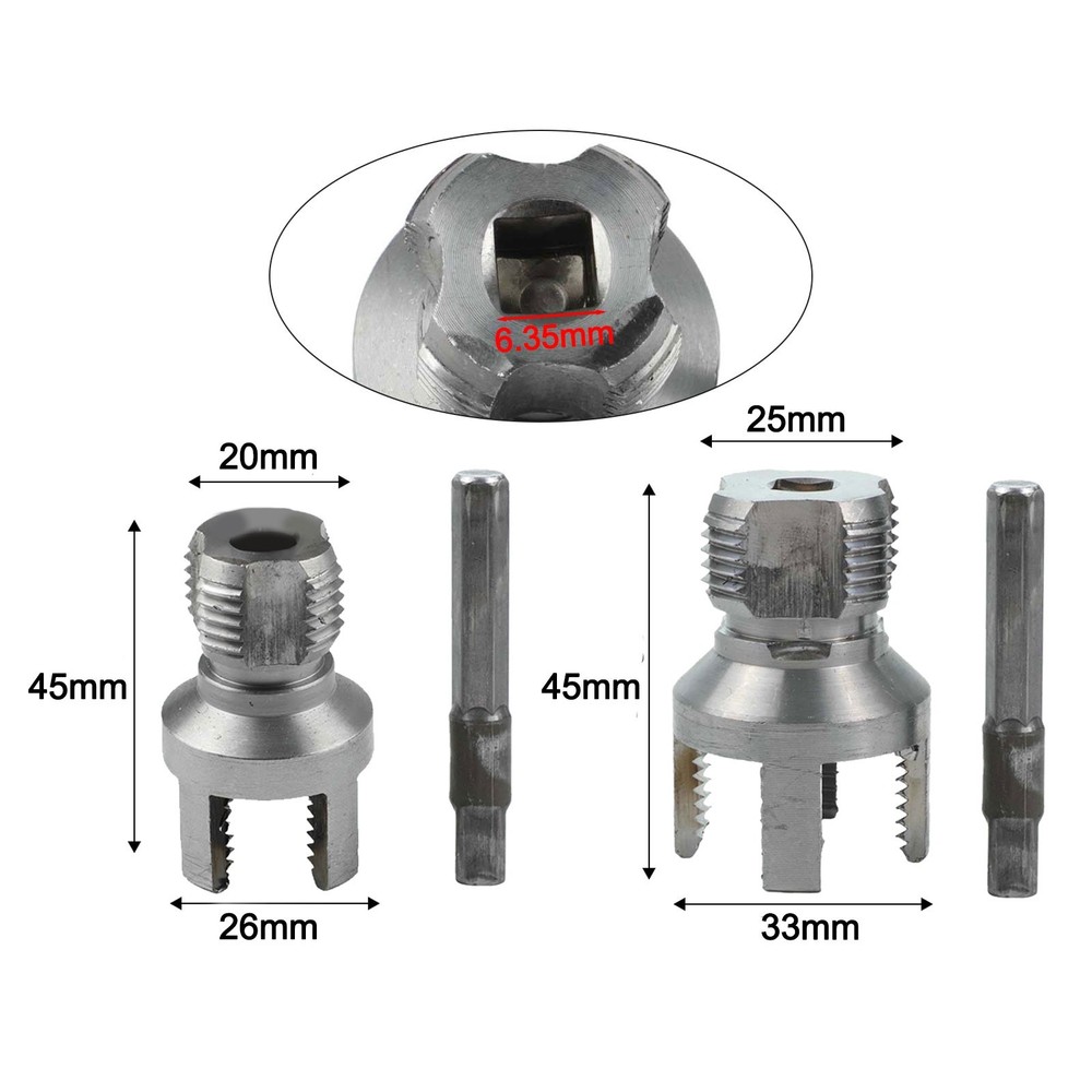 Thread Cutting Tool Versatile Plumbing Device Wear-resistant Cutter Edge
