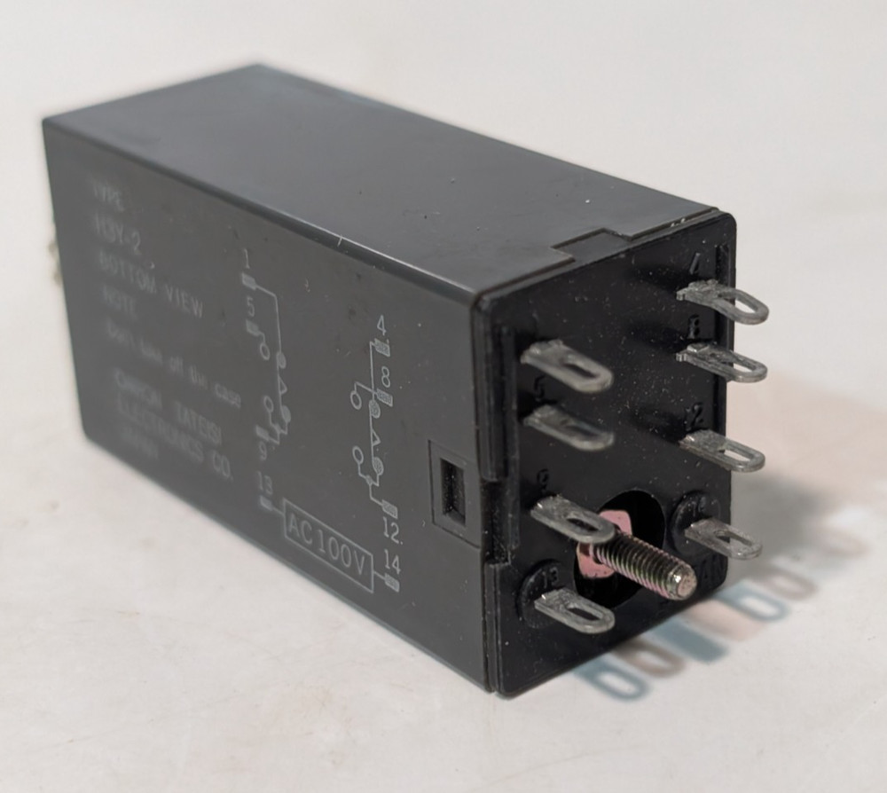 Omron Tateisi Electronics Co. H3Y-2 Solid State Timer, 5S, 100VAC, Made in Japan