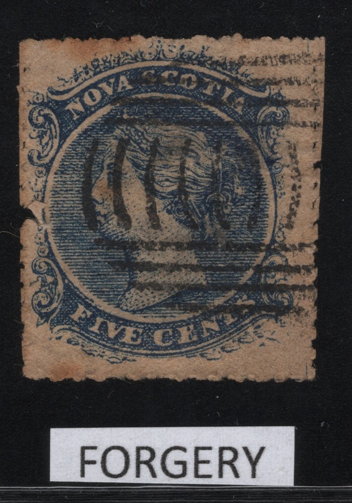 #10 Nova-Scotia Canada used FORGERY