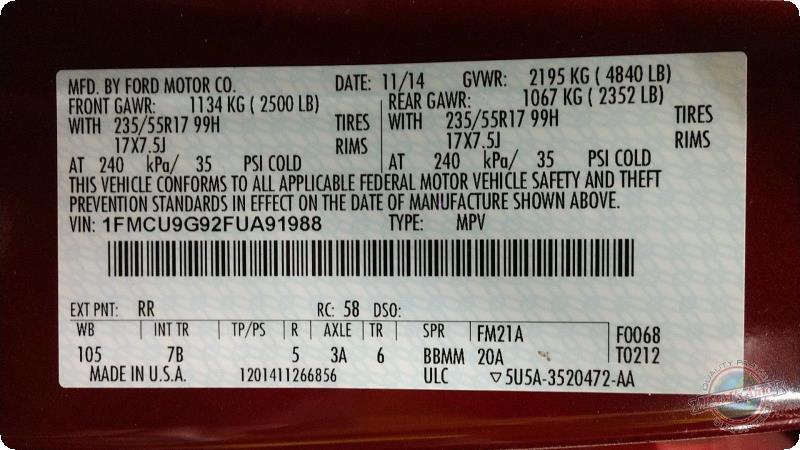 Used A/C Selector Switch fits: 2015 Ford Escape Front automatic temperature cont