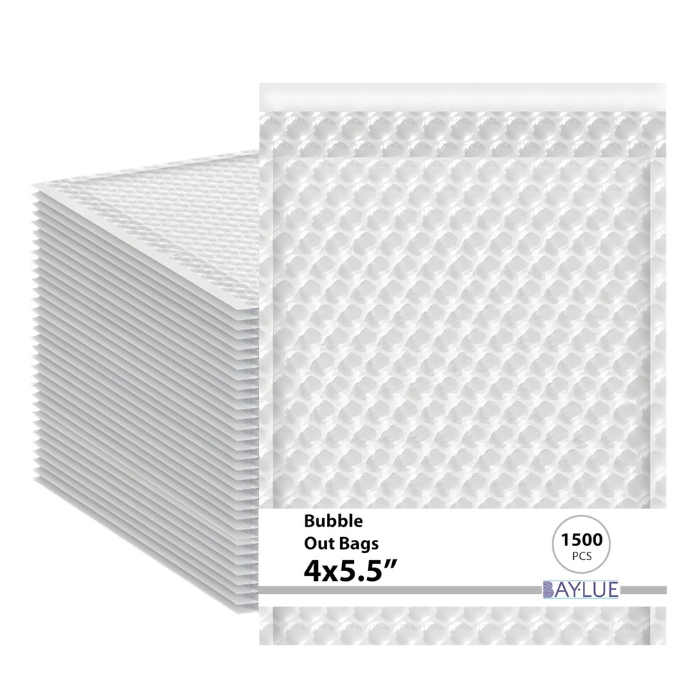 4x5.5 Bubble Out Bag - Bulk Box 1500/cs