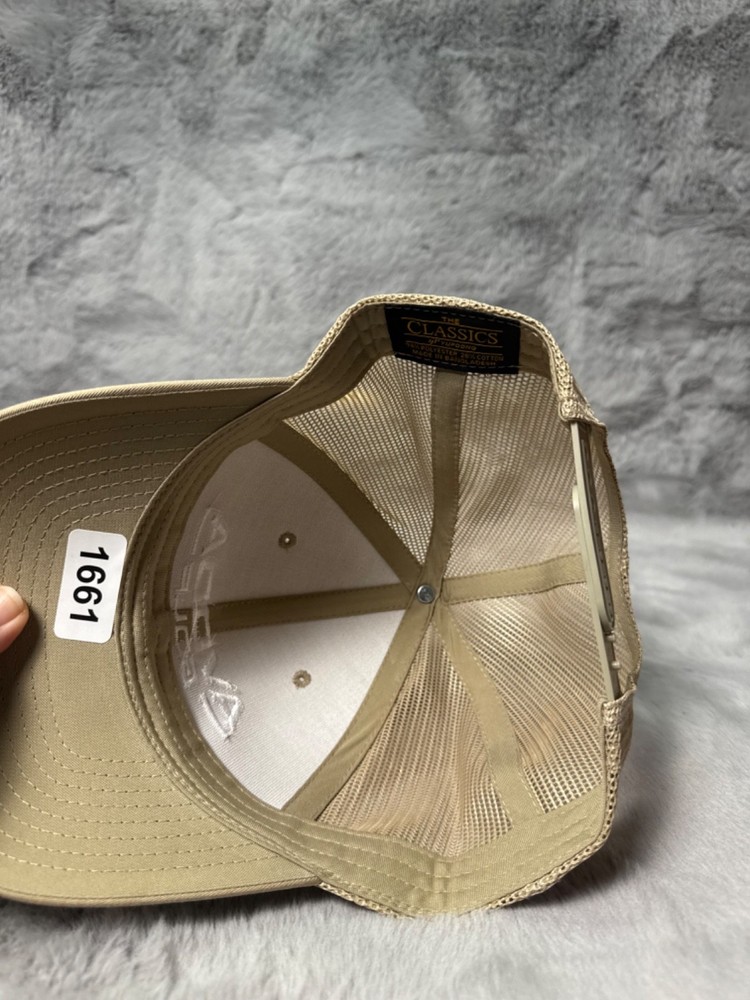 Avoid Golf Hat Cap Beige Trucker Snap Back Irons and Wedges Golf Golfer