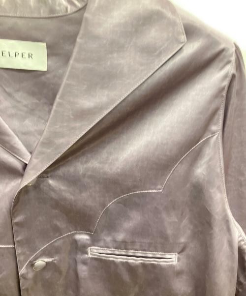 BELPER GLOSSY WESTAN SHIRT purple