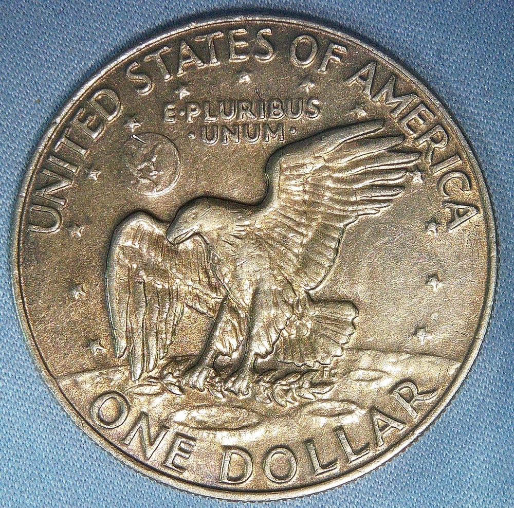 1978-P Eisenhower IKE EF+ Details Toned