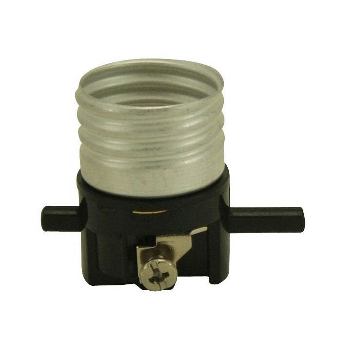 Lamp Parts ON/OFF PUSH-THROUGH Replacement MB Socket/Electrolier