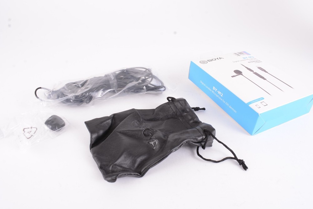 Boya BY-M2 Clip-On Lightning Lapel Microphone For Ipad, Mac PC, iOS Systems #T