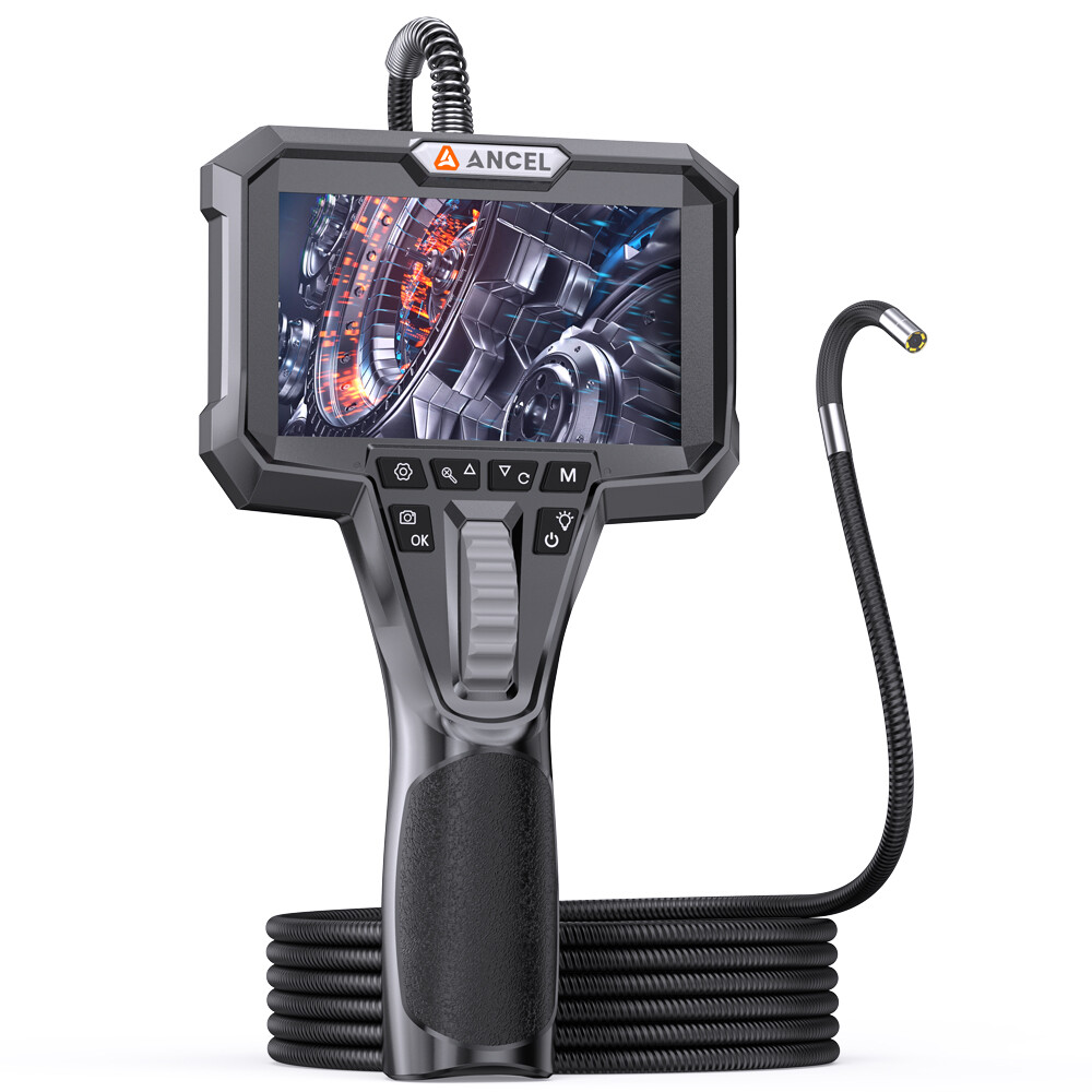 Two-Way Articulating Borescope Camera 6.2MM Endoscope Inspection Camera 360°