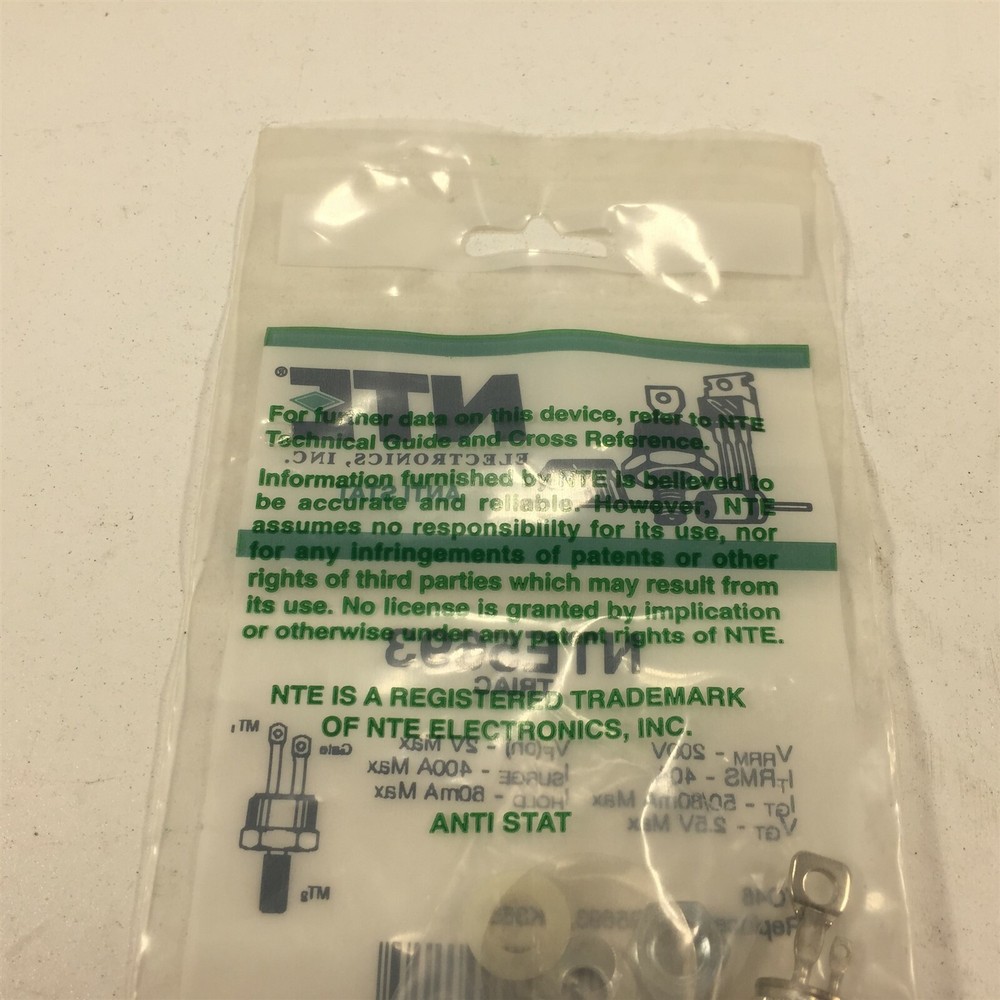 (1) NTE NTE5693 TRIAC - 40Amp, 200V