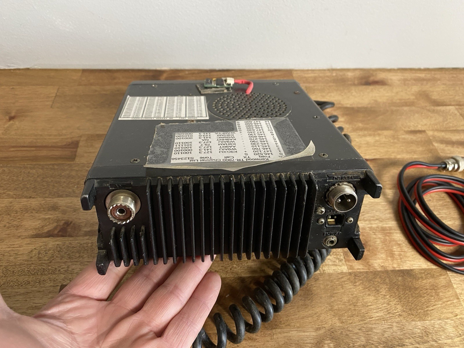 Kenwood TR-7800 2 Meter FM Transceiver Radio Original Microphone - Working