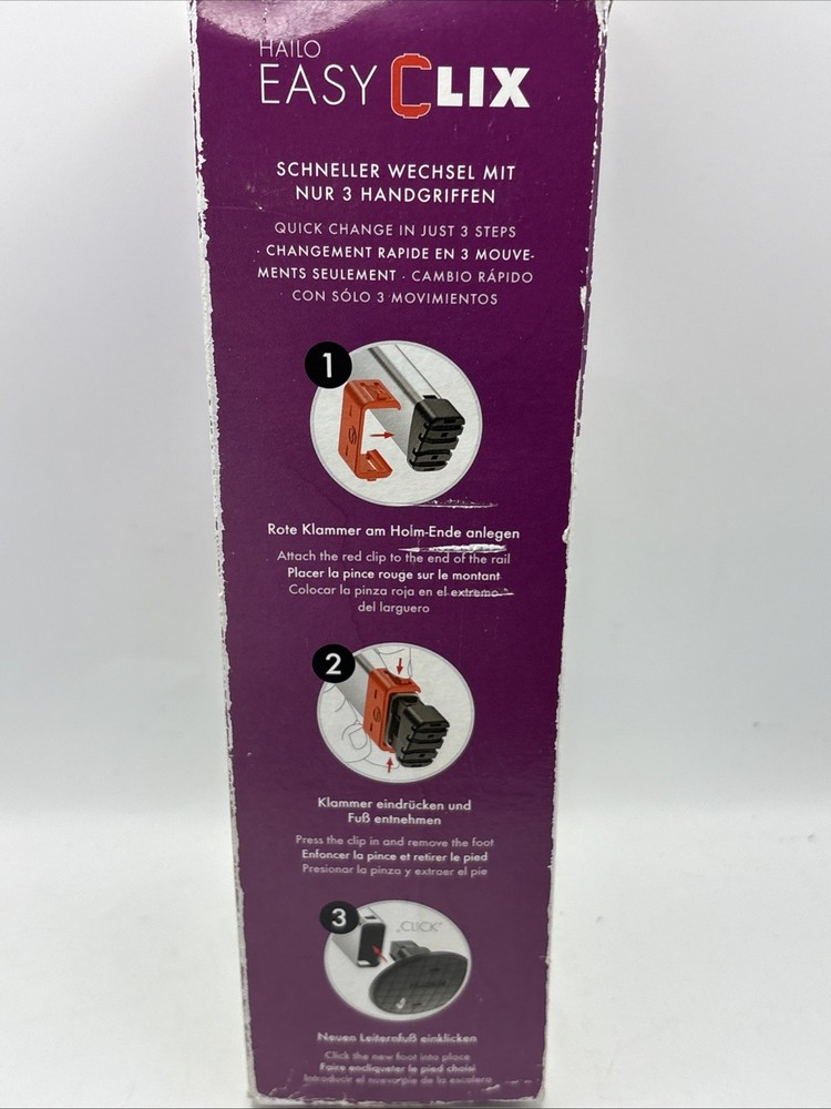 Hailo EasyClix Garden Size L Interchangeable Foot Set Quick Change Stabilizer