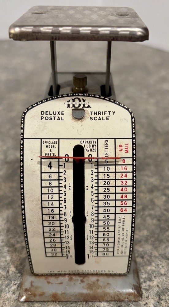 Vintage Deluxe Thrifty Postal Scale