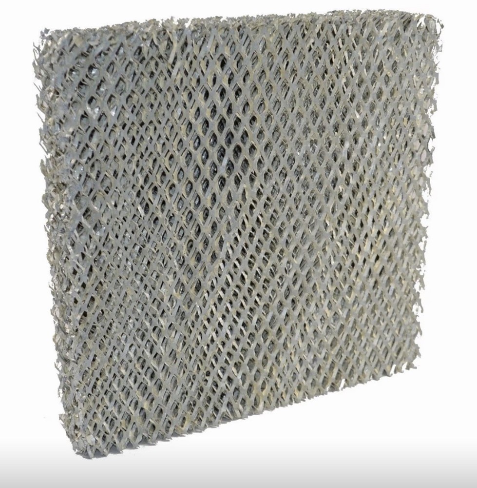 Gray Humidifier Filter Replacement Pad Captures Minerals