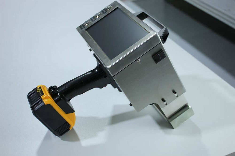 Handheld Dot Peen Marking Machine VIN Code Chassis Number Metal Printer 150*40MM