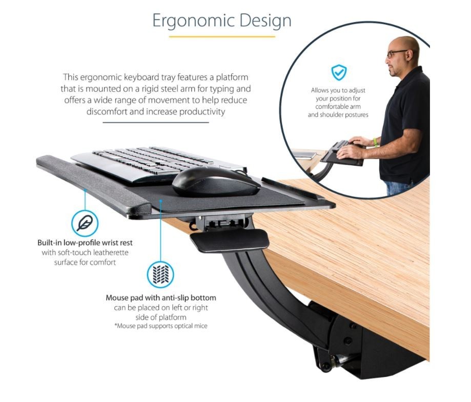 StarTech Under Desk Keyboard Tray