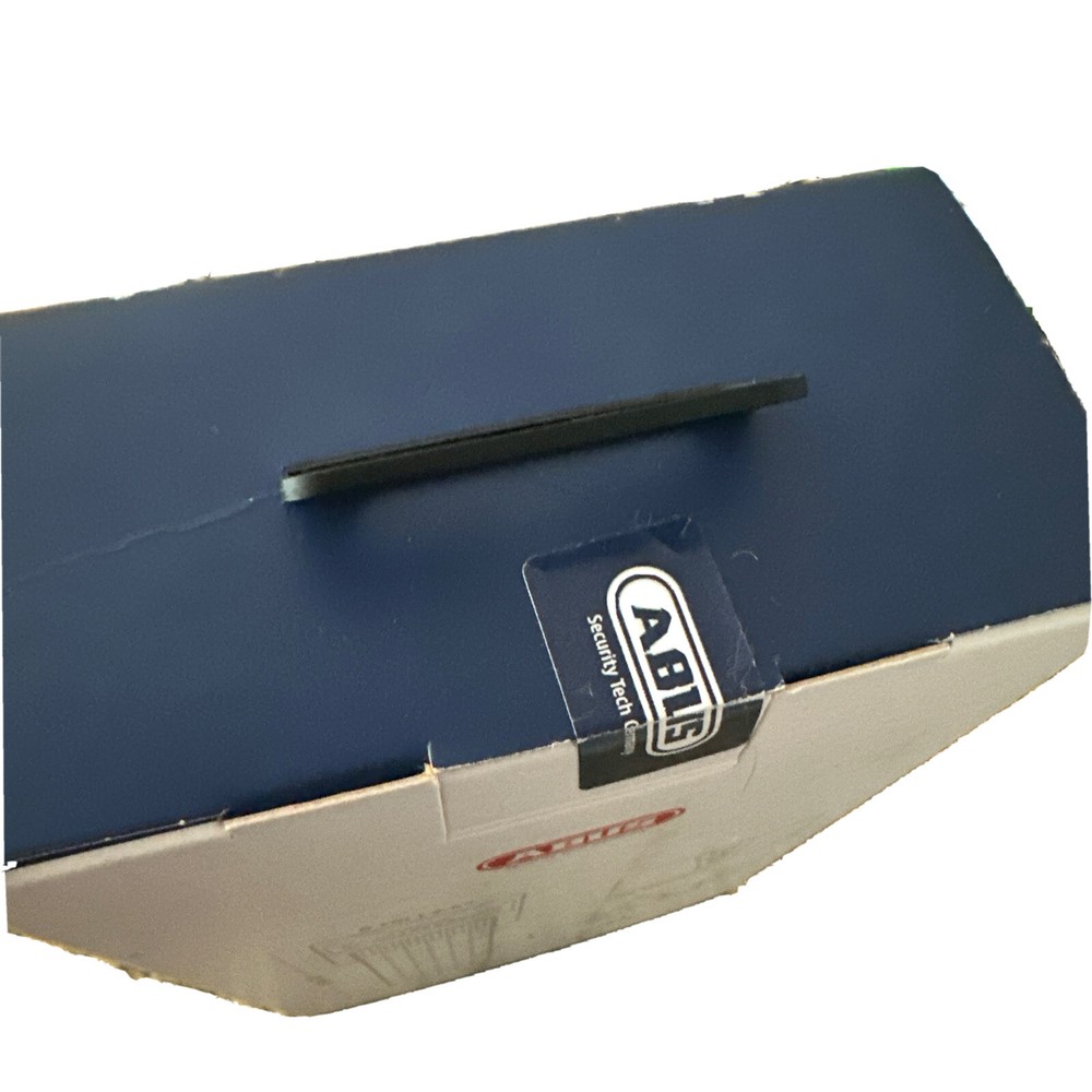 ABUS Folding Bicycle Lock Bordo Big 6000K Black White Saddlefix Lock Bracket