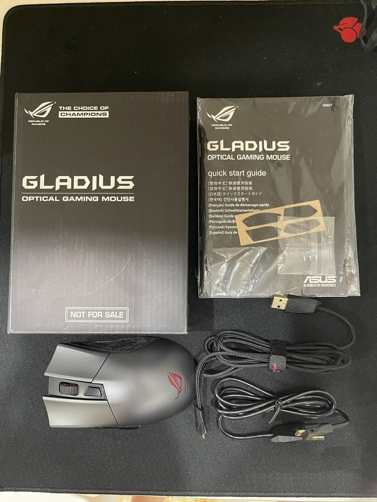New ASUS ROG Gladius P501 Wired USB Optical Gaming Mouse
