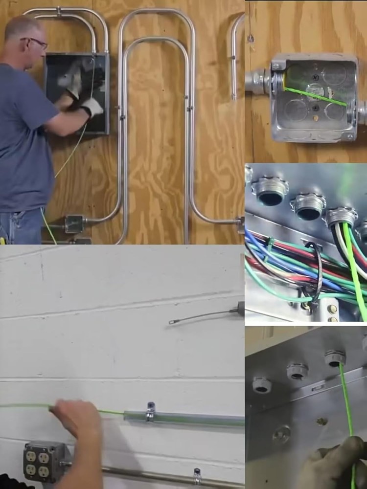 360 Degree Flexible Fish Tape Wire Puller - Ideal for Electrical Installations