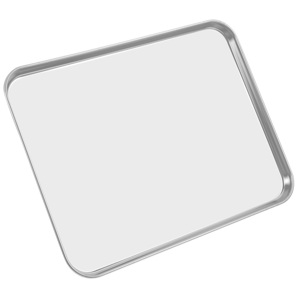 1Pc Large Stainless Steel Baking Tray Rectangular Baking Tray for Restaurant UK
