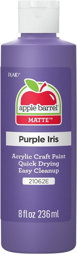 Purple Iris Acrylic Paint, 8 fl oz - Perfect for DIY Projects