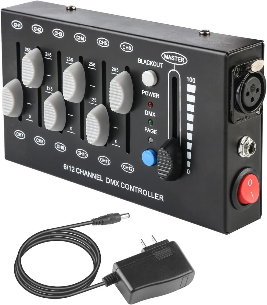 MAD OWL 12 Channel DMX dimming Controller, mini dj Lighting Controller,DMX512