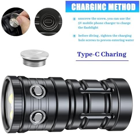 Underwater Dive Light 5500 Lumens Waterproof