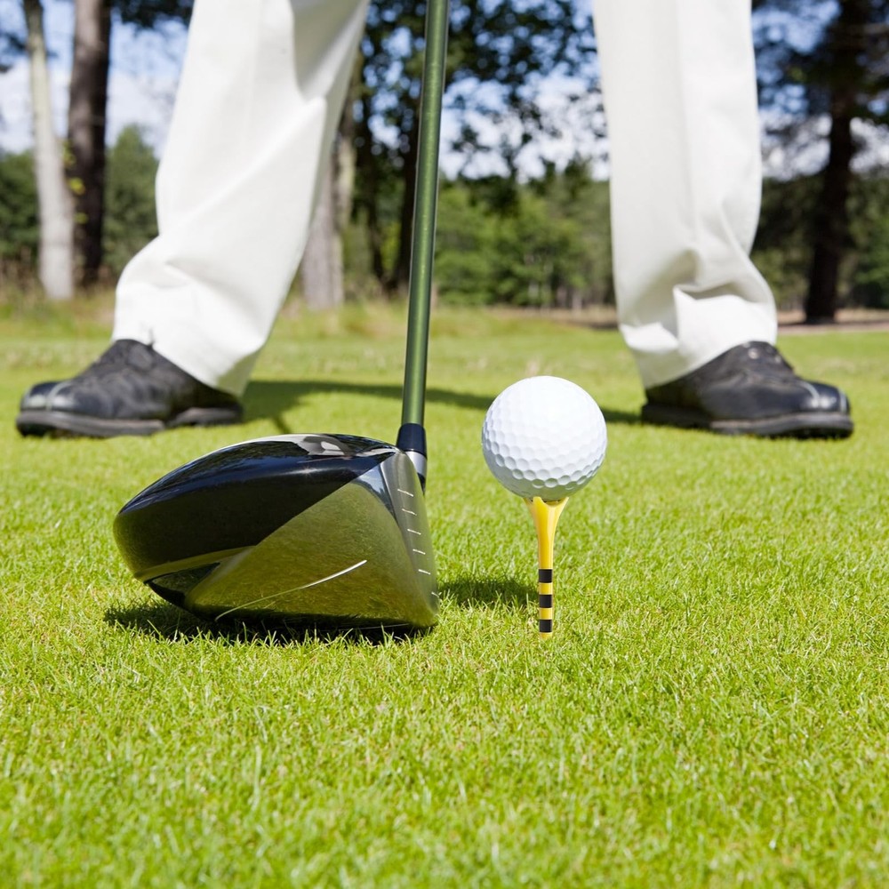 Plastic Golf Tees 100 Pack 23/4", Enhanced Durability & Stability, Engineered...