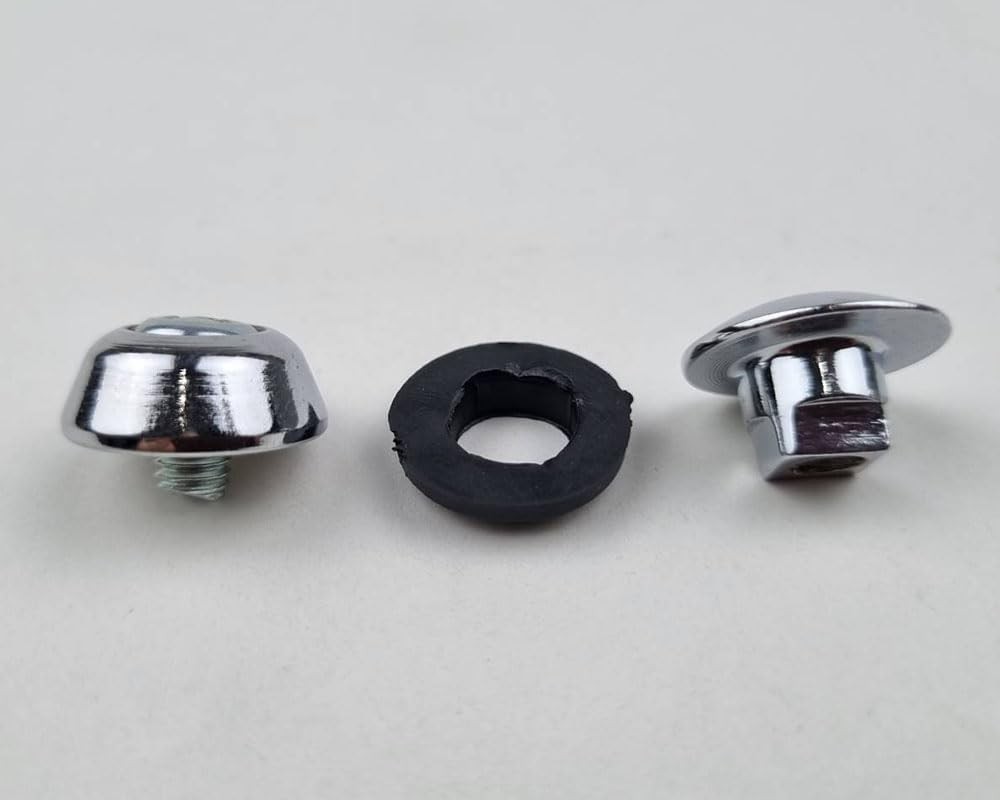 Motorstorex - Replacement Rear Window Latch Bolt Nut Screw Black Cab