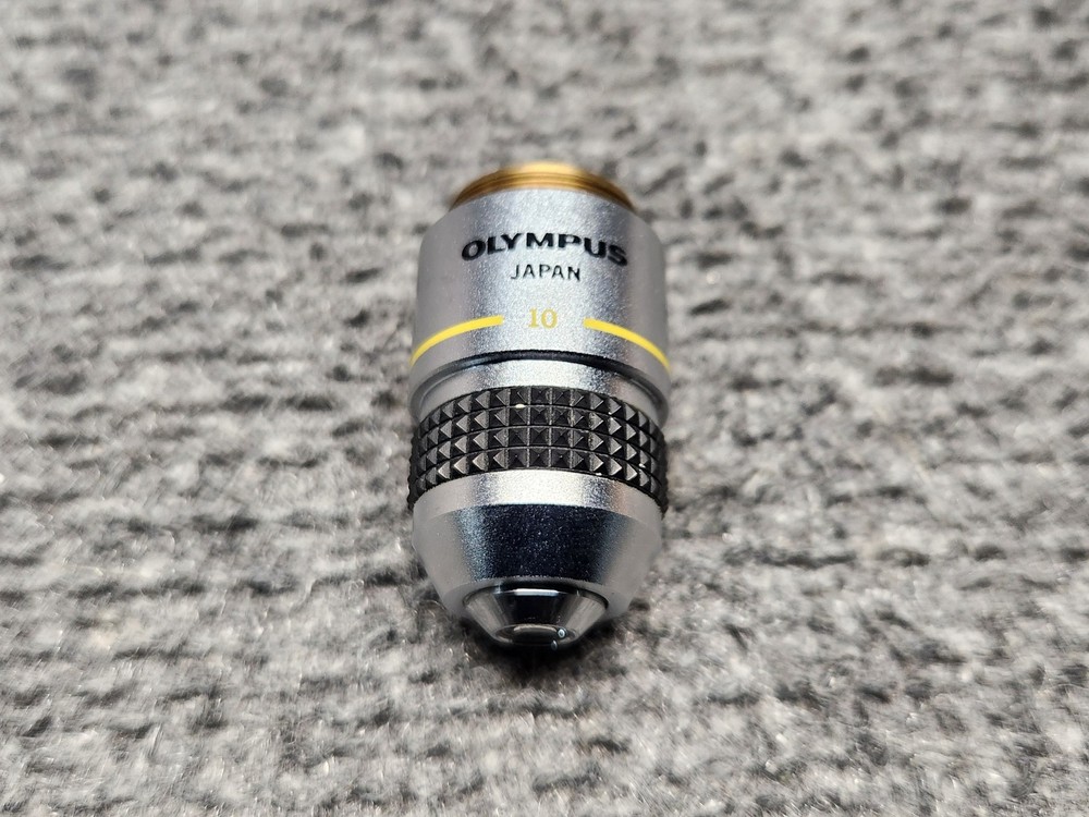Olympus 10 DPlan 10 0.25 160/0.17 Microscope Objective Lens