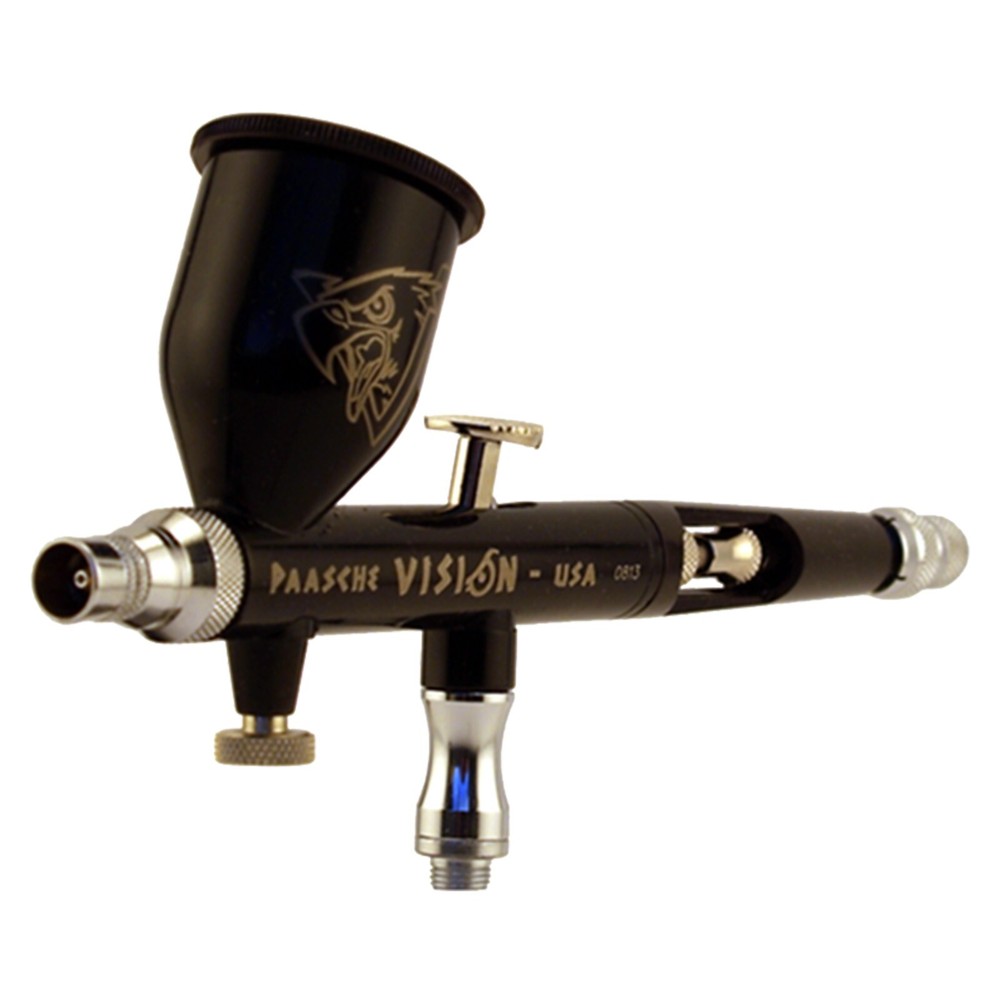 TGX-1AS Paasche Vision Double Action Gravity Feed Airbrush w/ atomizing control
