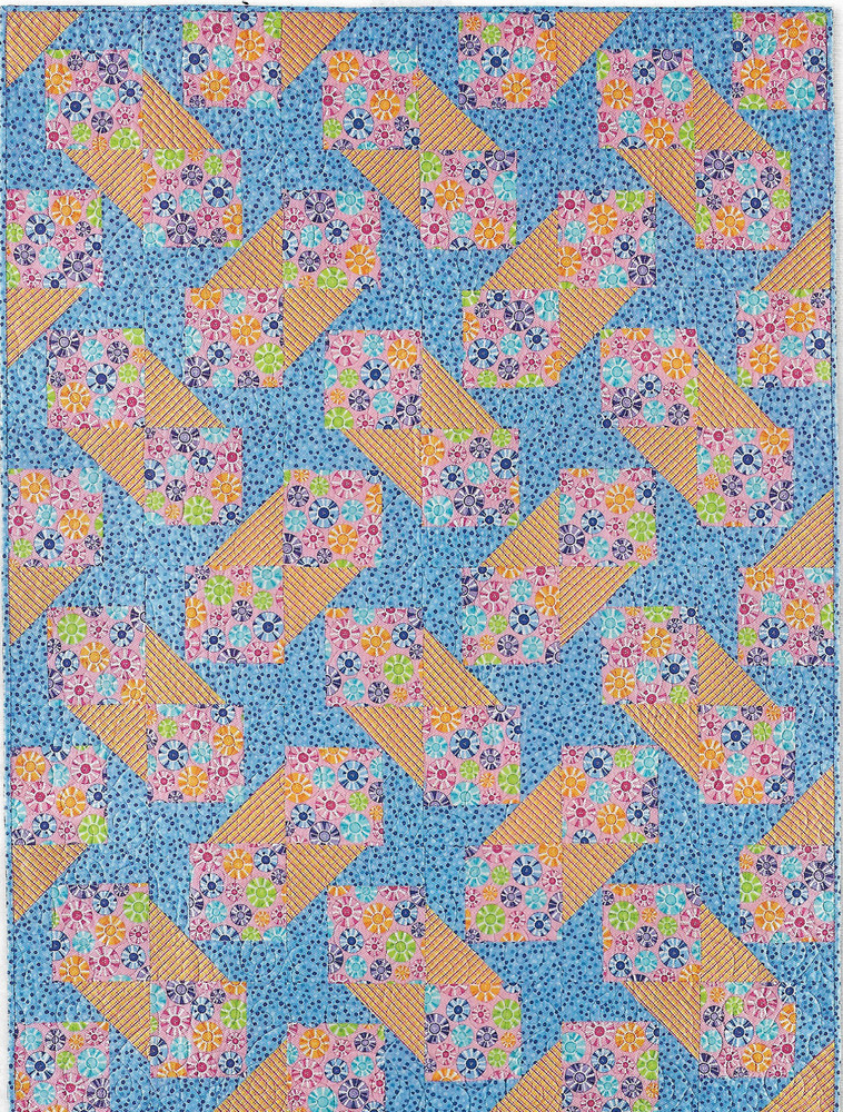 Spinning Around Quilt quilting pattern instructions