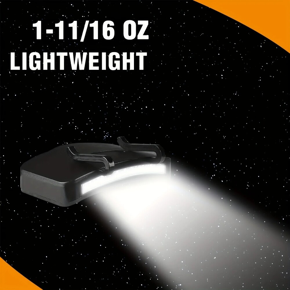 Ultra Bright Hand Free LED Clip on Cap Light for Fishing Camping Baseball Cap