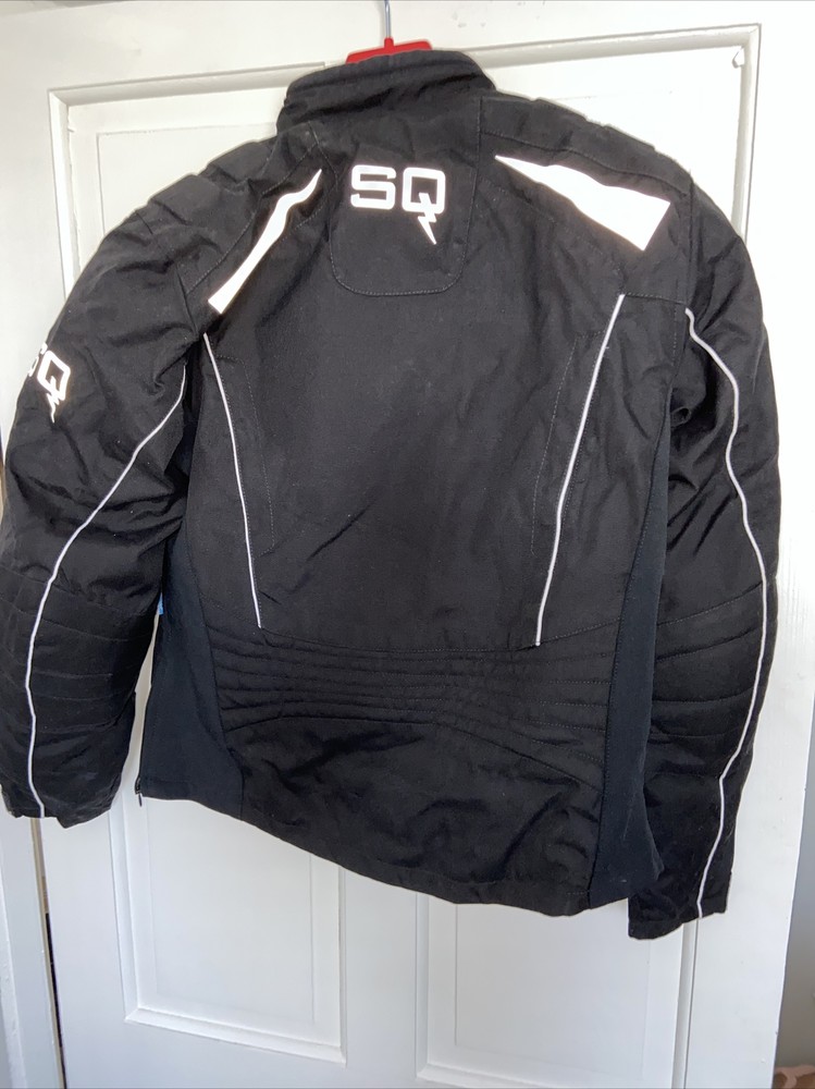 SQ Motorcycle Jacket Black Mens UKM