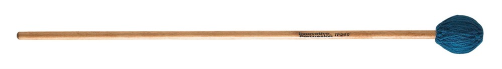 Innovative Percussion - IP240 - Medium Marimba Mallets - Teal Yarn - Birch